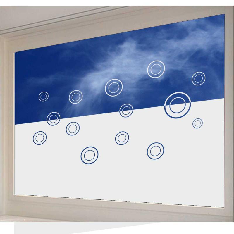 Milchglassfolie Rund Dekorfolie Fensterfolie Milchglassfolie Rund Dekorfolie Fensterfolie
